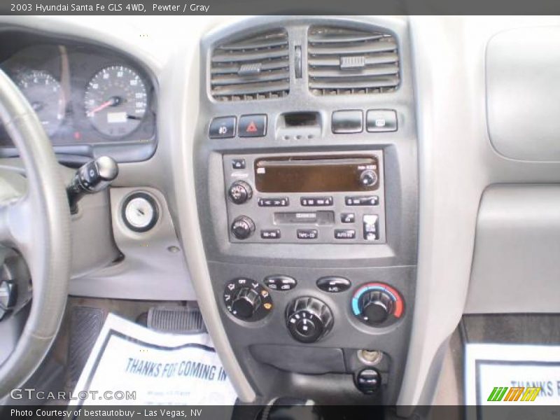 Pewter / Gray 2003 Hyundai Santa Fe GLS 4WD