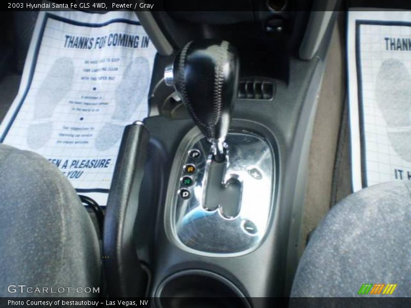 Pewter / Gray 2003 Hyundai Santa Fe GLS 4WD