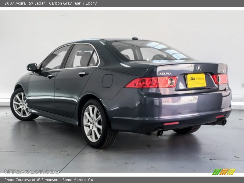 Carbon Gray Pearl / Ebony 2007 Acura TSX Sedan