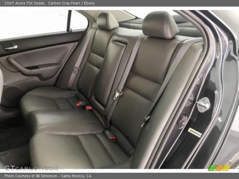 Carbon Gray Pearl / Ebony 2007 Acura TSX Sedan