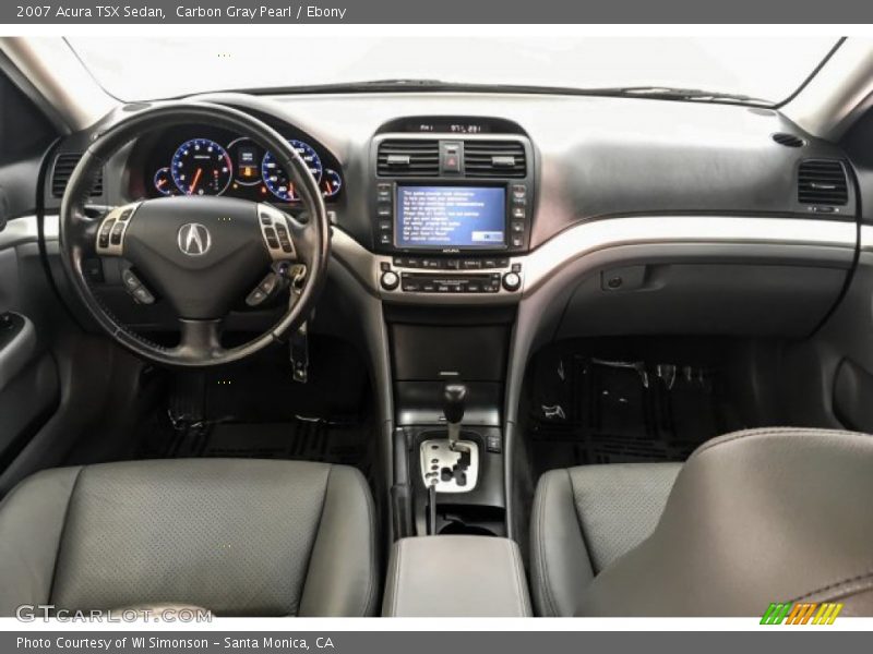 Carbon Gray Pearl / Ebony 2007 Acura TSX Sedan