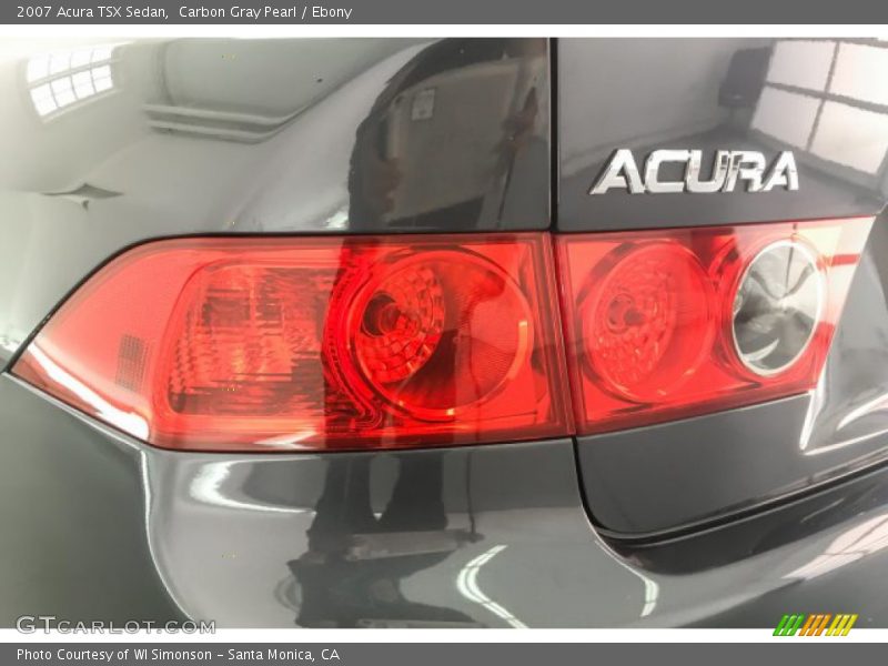 Carbon Gray Pearl / Ebony 2007 Acura TSX Sedan