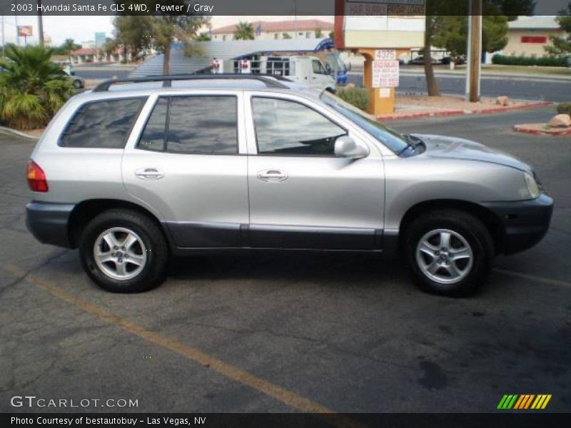 Pewter / Gray 2003 Hyundai Santa Fe GLS 4WD