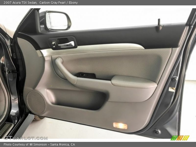 Carbon Gray Pearl / Ebony 2007 Acura TSX Sedan