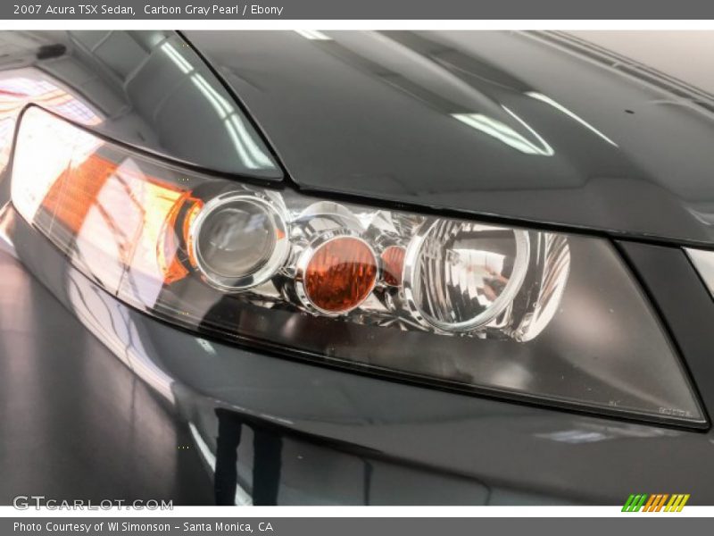 Carbon Gray Pearl / Ebony 2007 Acura TSX Sedan