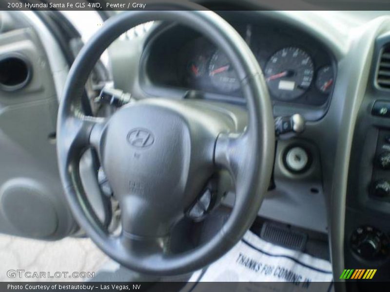 Pewter / Gray 2003 Hyundai Santa Fe GLS 4WD