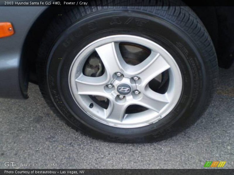 Pewter / Gray 2003 Hyundai Santa Fe GLS 4WD