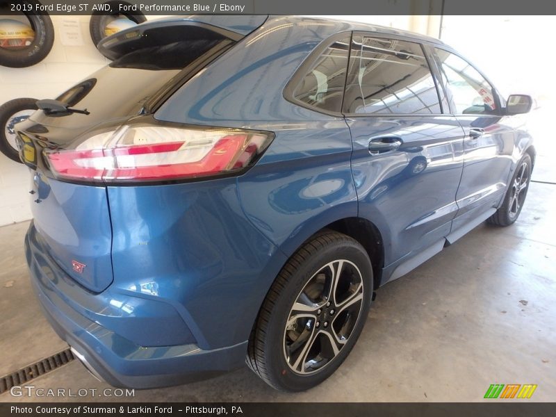 Ford Performance Blue / Ebony 2019 Ford Edge ST AWD