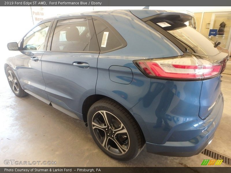 Ford Performance Blue / Ebony 2019 Ford Edge ST AWD