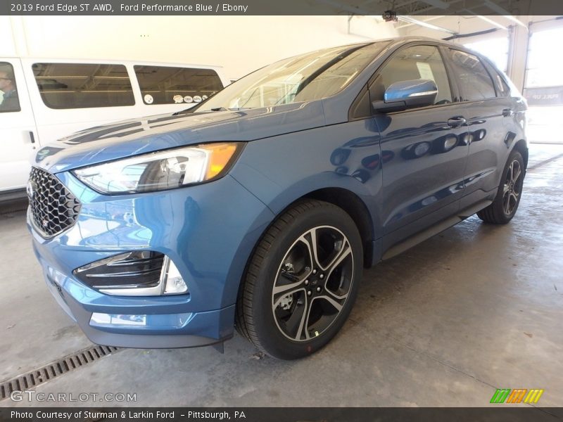 Ford Performance Blue / Ebony 2019 Ford Edge ST AWD