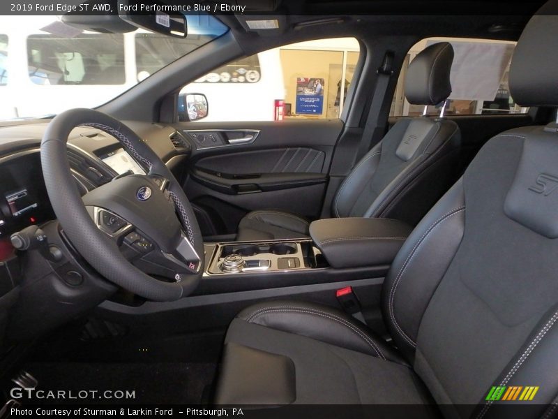 Ford Performance Blue / Ebony 2019 Ford Edge ST AWD