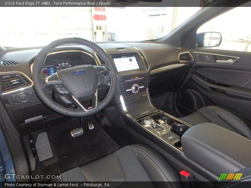 Ford Performance Blue / Ebony 2019 Ford Edge ST AWD