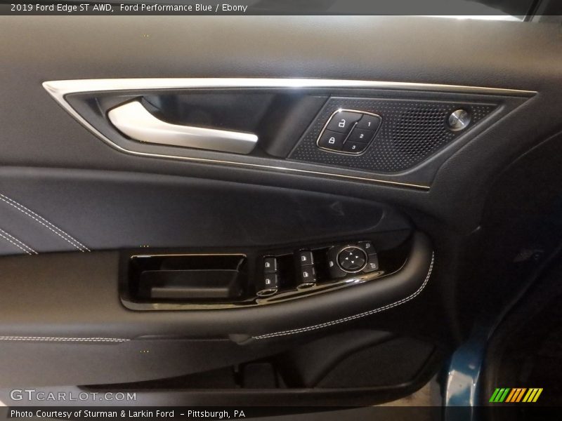 Ford Performance Blue / Ebony 2019 Ford Edge ST AWD