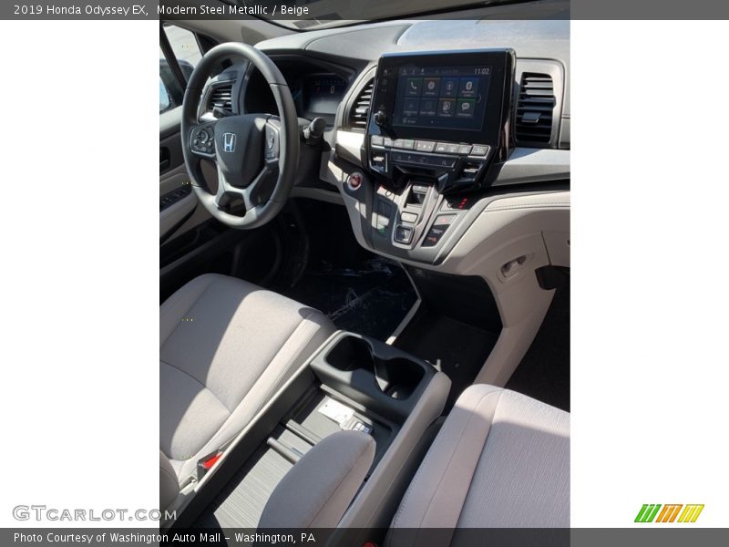Modern Steel Metallic / Beige 2019 Honda Odyssey EX