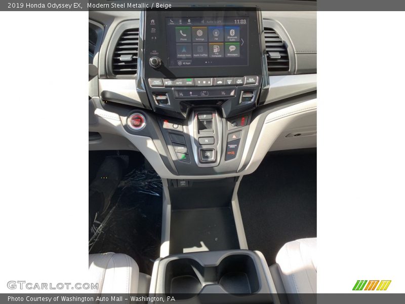 Modern Steel Metallic / Beige 2019 Honda Odyssey EX