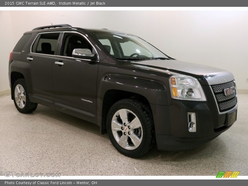 Iridium Metallic / Jet Black 2015 GMC Terrain SLE AWD