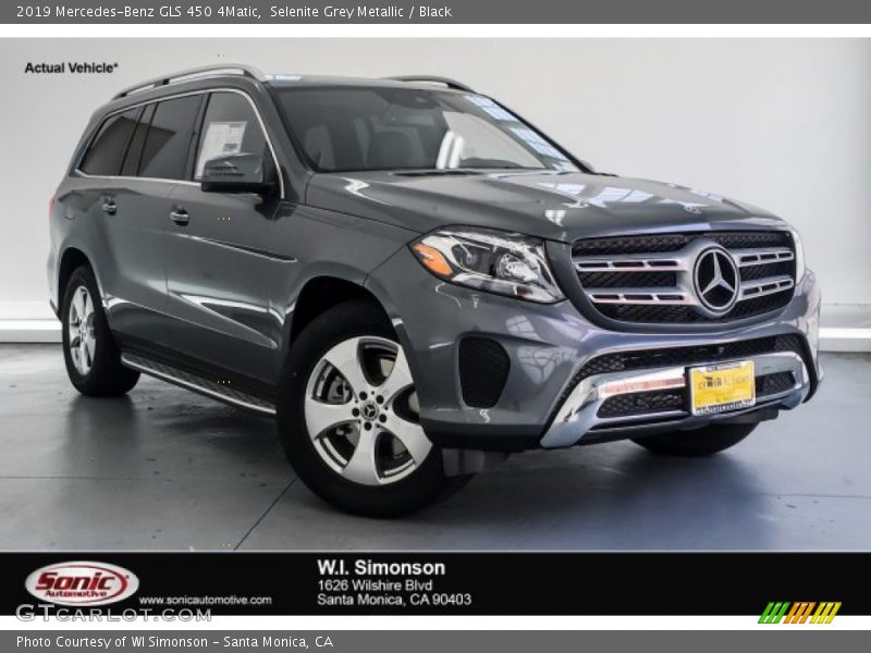 Selenite Grey Metallic / Black 2019 Mercedes-Benz GLS 450 4Matic