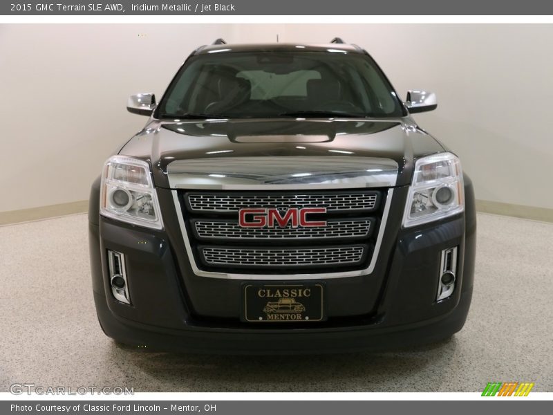 Iridium Metallic / Jet Black 2015 GMC Terrain SLE AWD