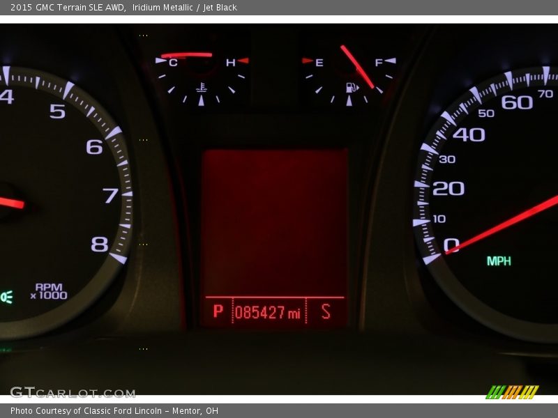 Iridium Metallic / Jet Black 2015 GMC Terrain SLE AWD