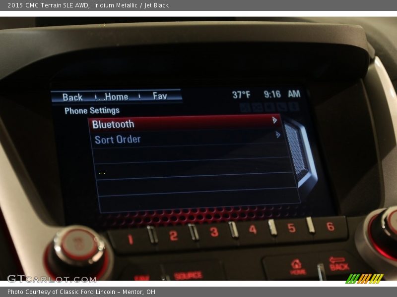 Iridium Metallic / Jet Black 2015 GMC Terrain SLE AWD