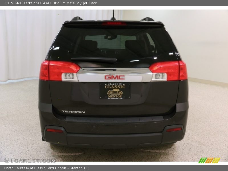 Iridium Metallic / Jet Black 2015 GMC Terrain SLE AWD