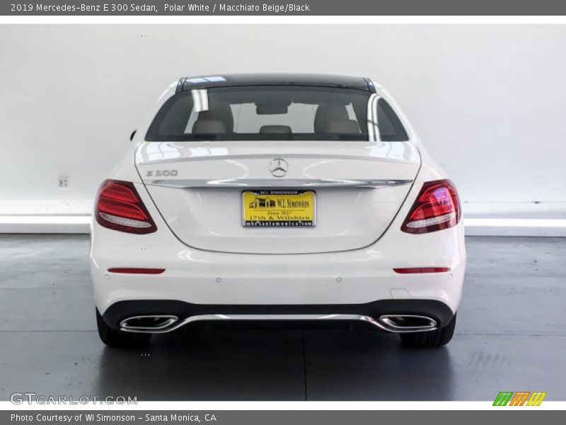 Polar White / Macchiato Beige/Black 2019 Mercedes-Benz E 300 Sedan