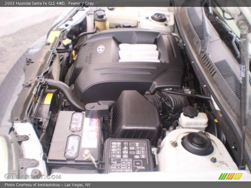 Pewter / Gray 2003 Hyundai Santa Fe GLS 4WD