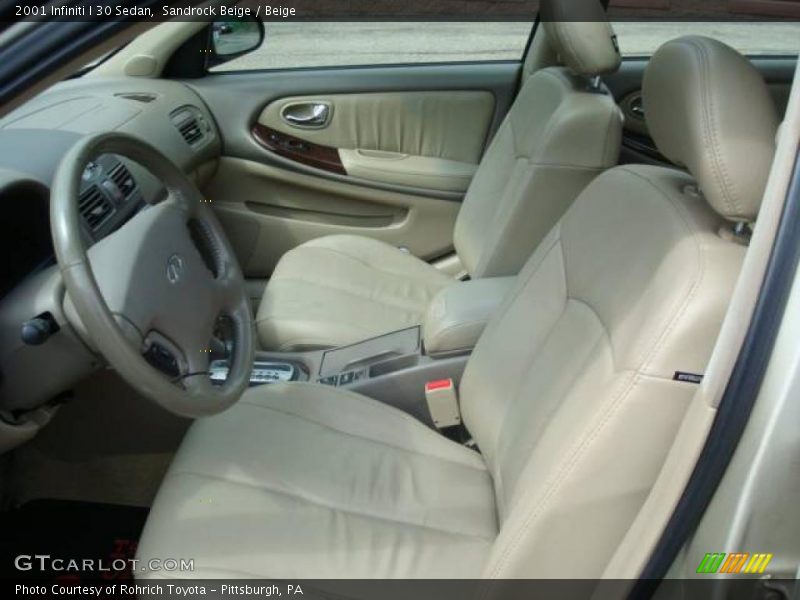 Sandrock Beige / Beige 2001 Infiniti I 30 Sedan