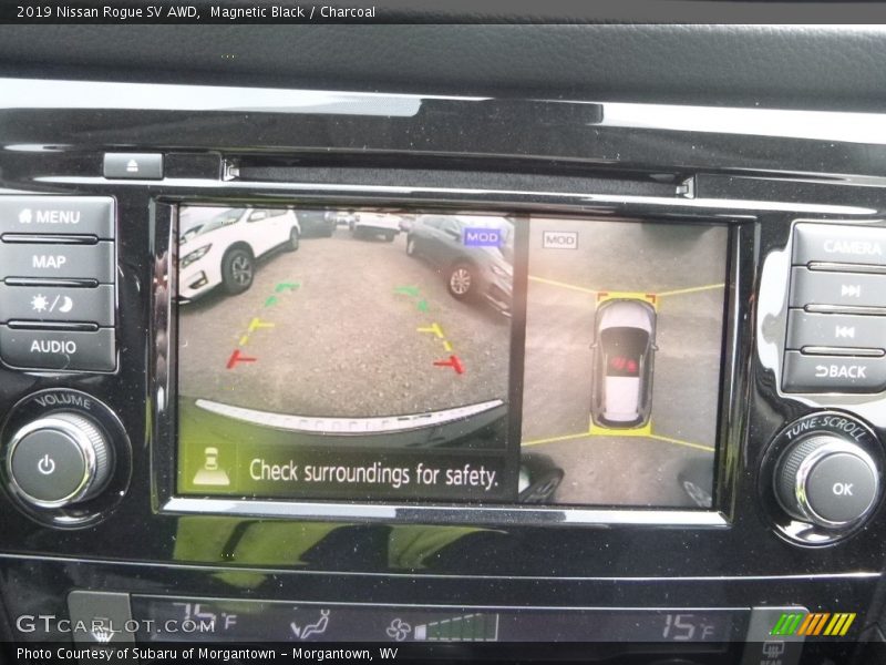 Magnetic Black / Charcoal 2019 Nissan Rogue SV AWD
