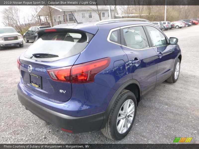 Caspian Blue Metallic / Light Gray 2019 Nissan Rogue Sport SV