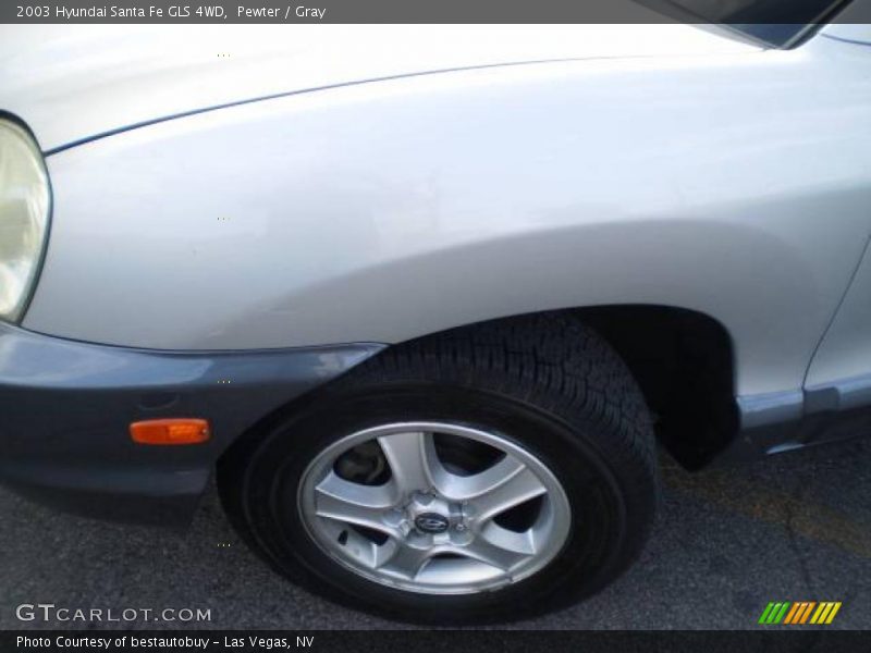 Pewter / Gray 2003 Hyundai Santa Fe GLS 4WD