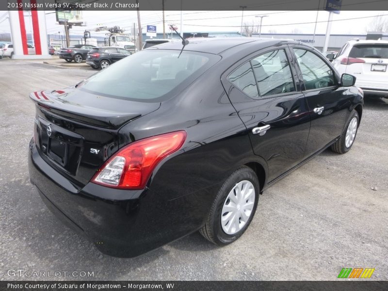 Super Black / Charcoal 2019 Nissan Versa SV