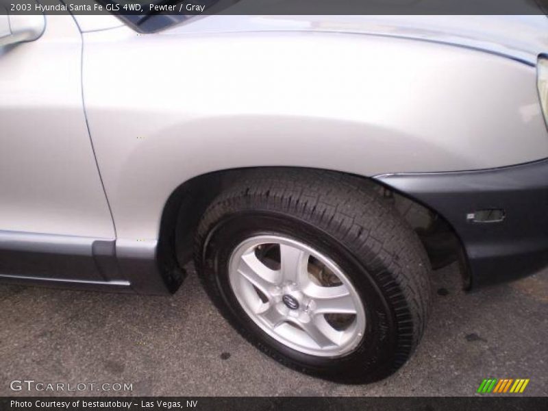 Pewter / Gray 2003 Hyundai Santa Fe GLS 4WD