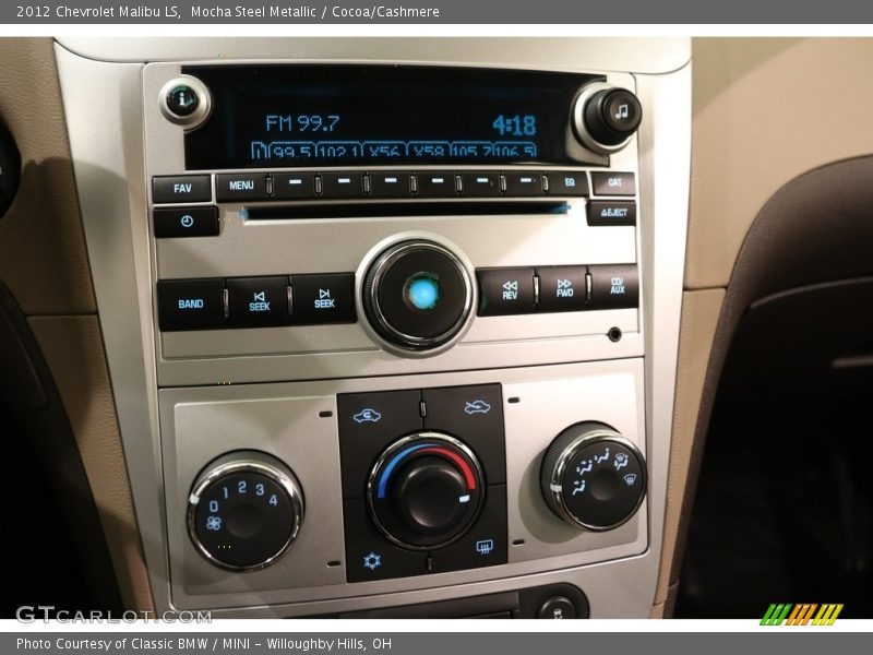 Mocha Steel Metallic / Cocoa/Cashmere 2012 Chevrolet Malibu LS