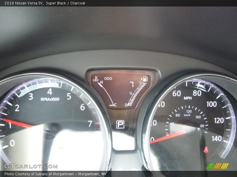 Super Black / Charcoal 2019 Nissan Versa SV
