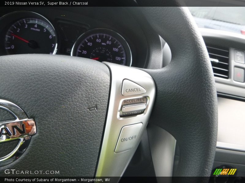Super Black / Charcoal 2019 Nissan Versa SV