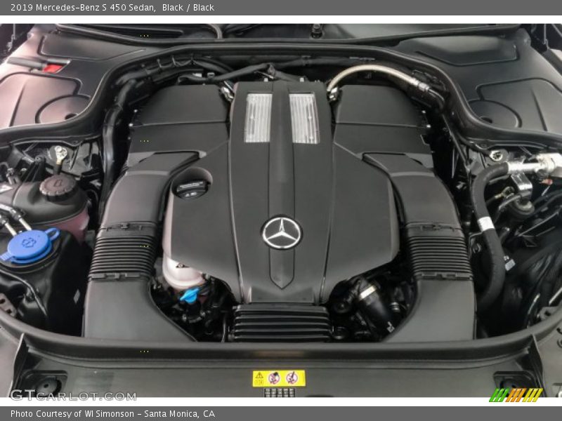Black / Black 2019 Mercedes-Benz S 450 Sedan