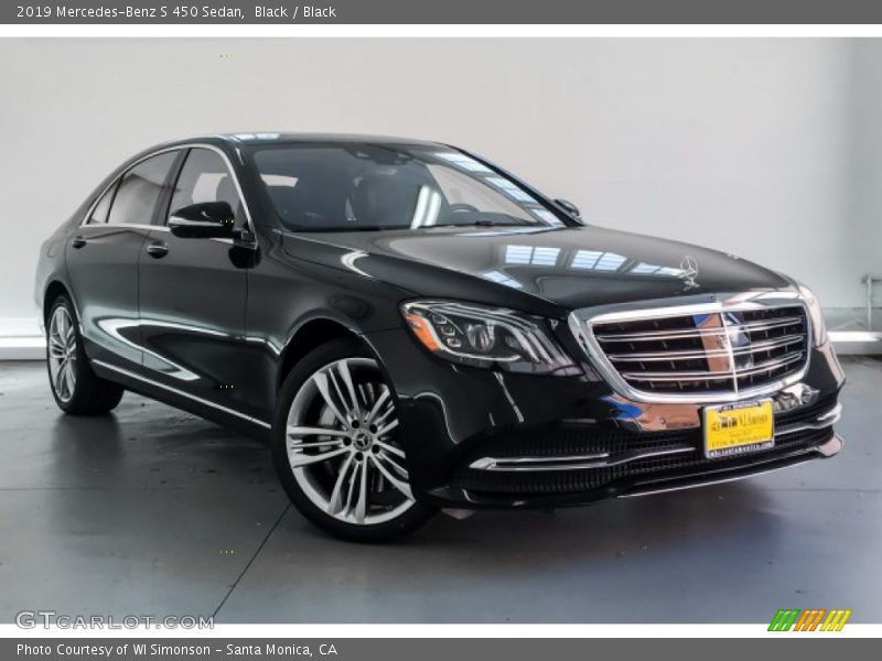 Black / Black 2019 Mercedes-Benz S 450 Sedan