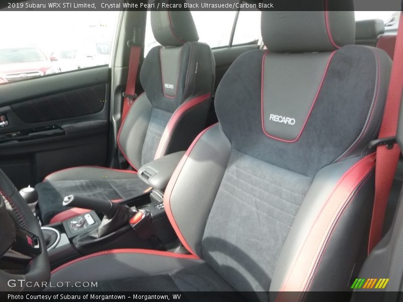 Front Seat of 2019 WRX STI Limited