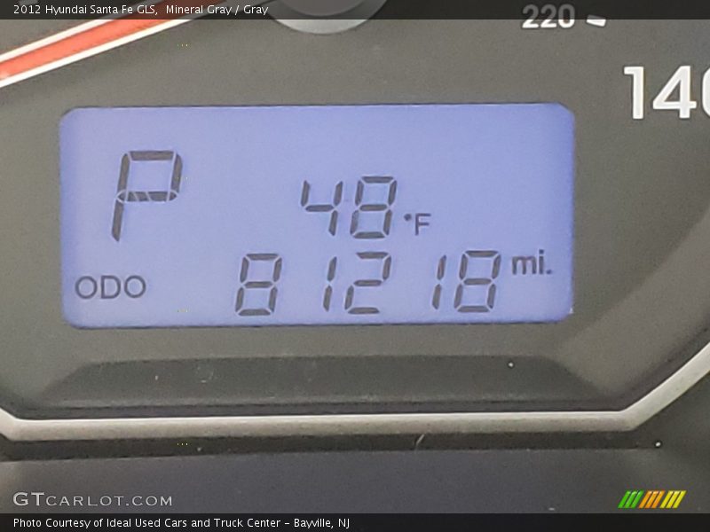 Mineral Gray / Gray 2012 Hyundai Santa Fe GLS