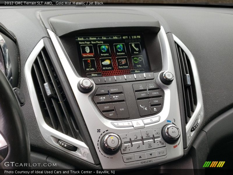 Gold Mist Metallic / Jet Black 2012 GMC Terrain SLT AWD
