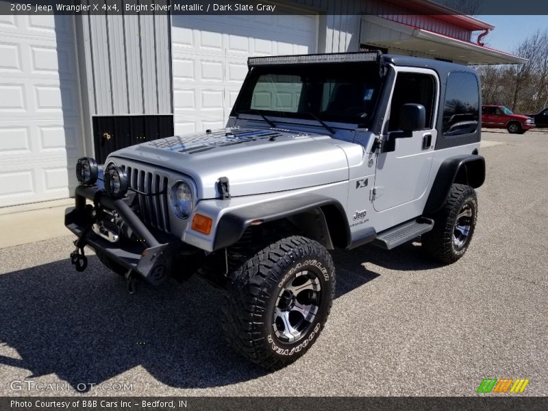 Bright Silver Metallic / Dark Slate Gray 2005 Jeep Wrangler X 4x4