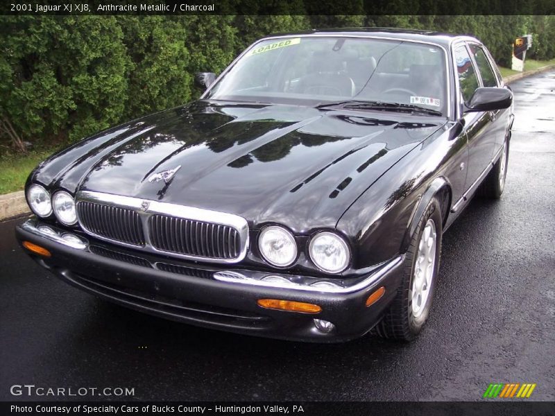 Anthracite Metallic / Charcoal 2001 Jaguar XJ XJ8