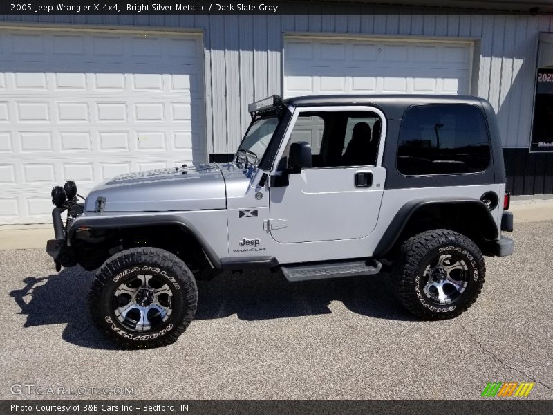 Bright Silver Metallic / Dark Slate Gray 2005 Jeep Wrangler X 4x4