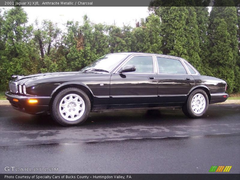 Anthracite Metallic / Charcoal 2001 Jaguar XJ XJ8