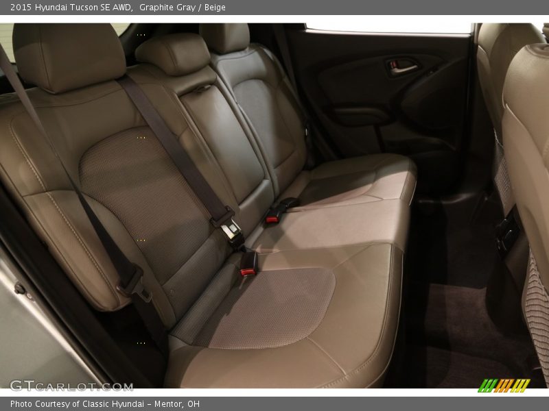 Graphite Gray / Beige 2015 Hyundai Tucson SE AWD