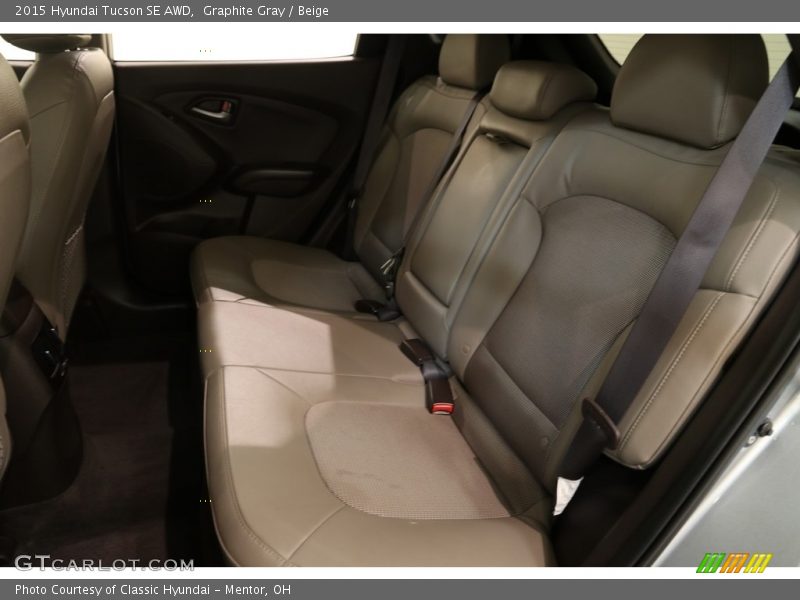 Graphite Gray / Beige 2015 Hyundai Tucson SE AWD