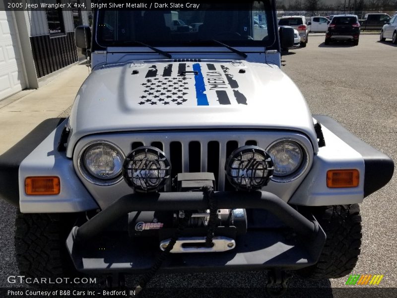 Bright Silver Metallic / Dark Slate Gray 2005 Jeep Wrangler X 4x4