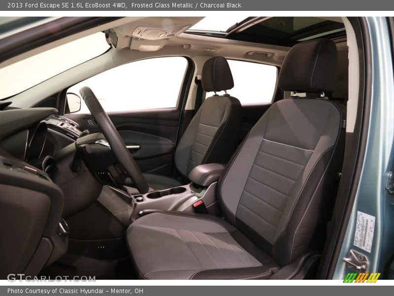 Frosted Glass Metallic / Charcoal Black 2013 Ford Escape SE 1.6L EcoBoost 4WD