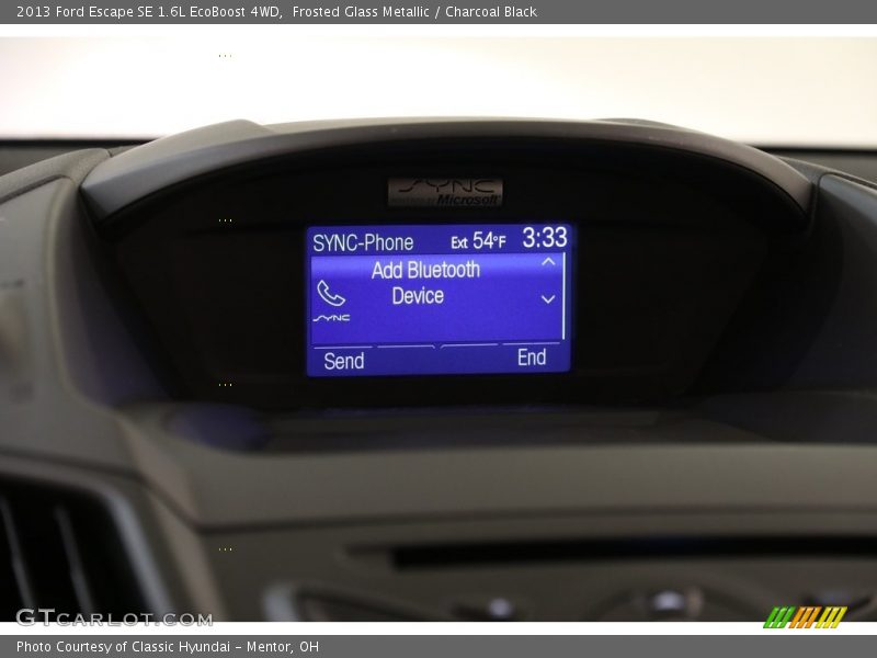 Frosted Glass Metallic / Charcoal Black 2013 Ford Escape SE 1.6L EcoBoost 4WD
